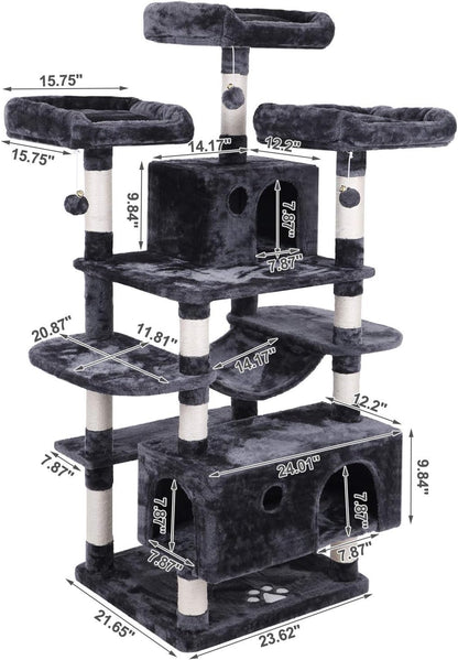 Spacious Cat Tree for Large Breeds