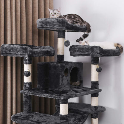 Spacious Cat Tree for Large Breeds