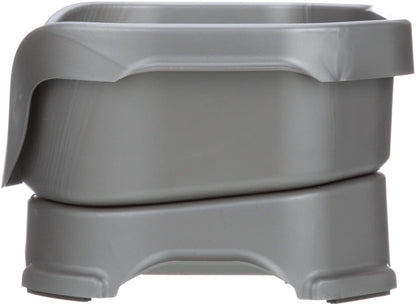Neater Feeder Deluxe Elevated Dog Bowls for Small Dogs under 19 lbs - Made in USA, Spill-Proof Feeding Station with Food and Water Bowl Set, Gunmetal Finish