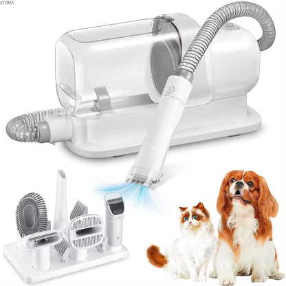 Professional Dog Grooming Vacuum and Pet Grooming Kit with 2.3L Capacity for Efficient Pet Hair Removal
